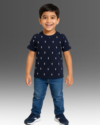 Kids Boy's Girls  Regular Fit T-Shirt