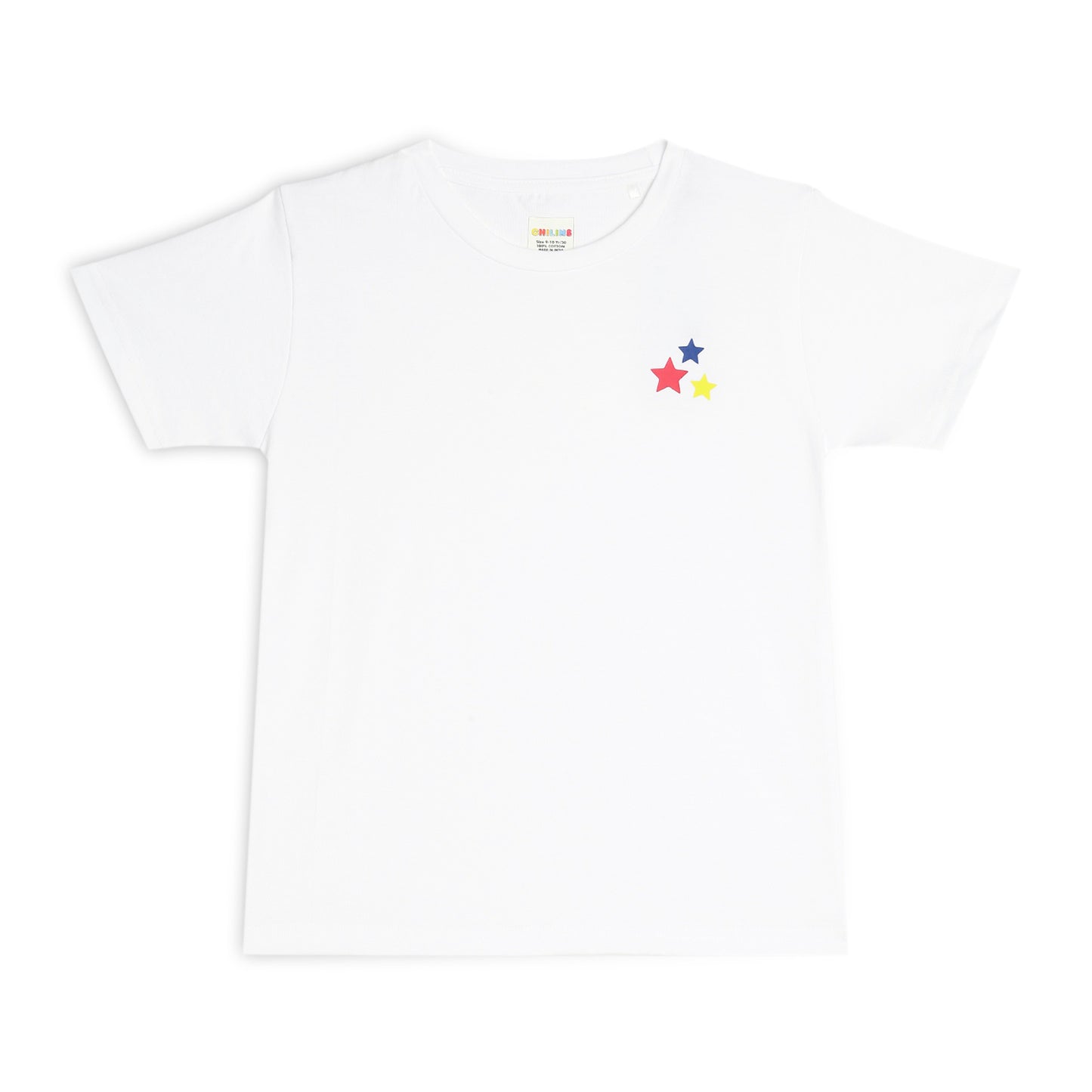 Sleepwear Set | Tshirt Pyjama Pant Set | Nightsuit Set | Girls Cotton Fabric White Star