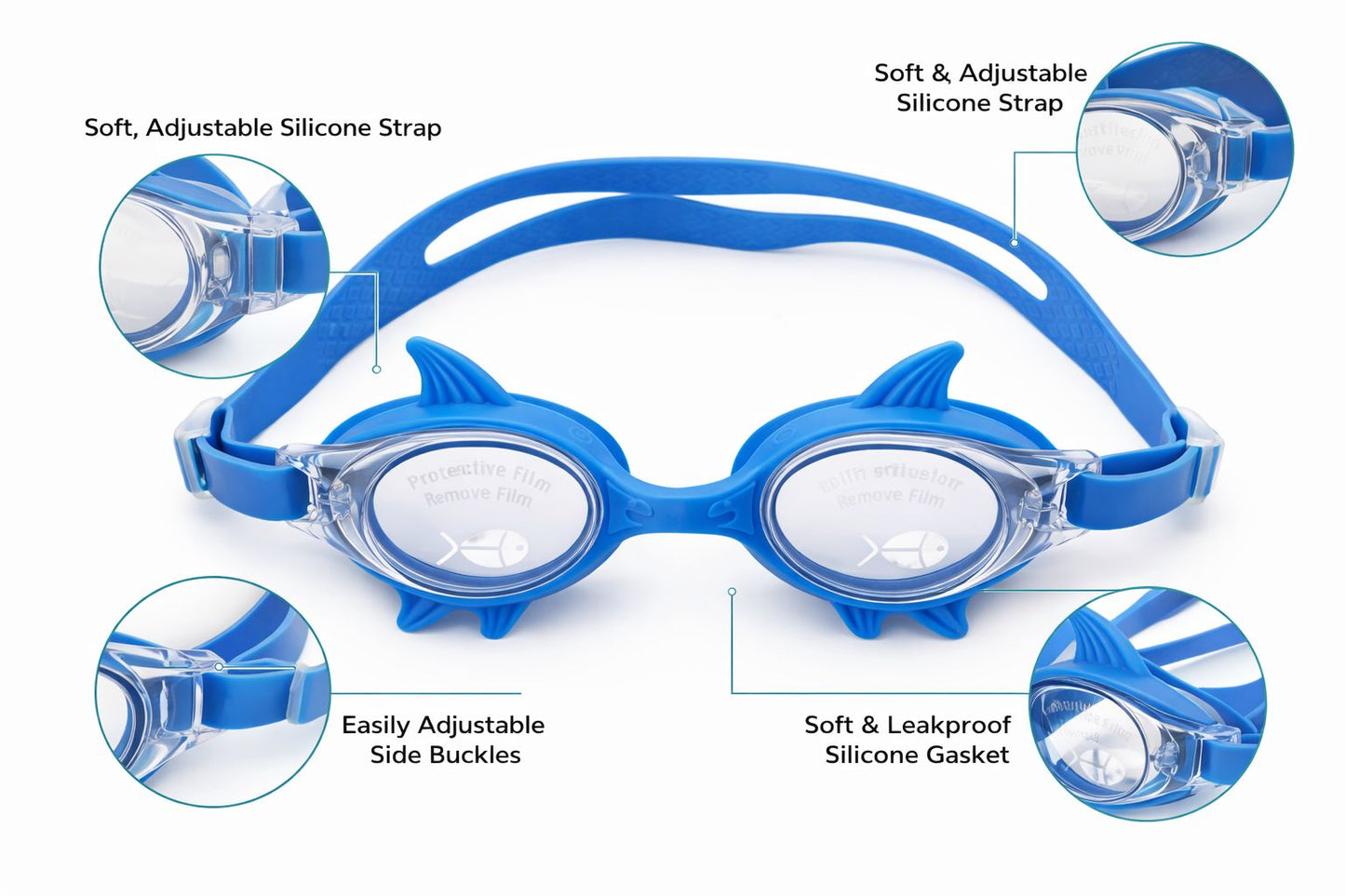 Swimming Goggles for Kids Boys Girls