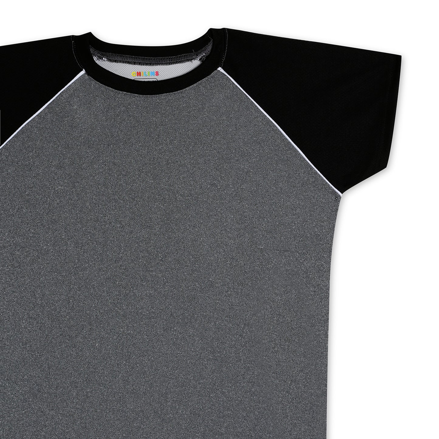 Chilins Kids Sportswear Tshirt, Color - Grey