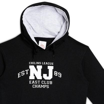 Boys Hooded & Round Neck Full Sleeves Sweatshirt – Black | CHILINS League Printed Sweatshirt