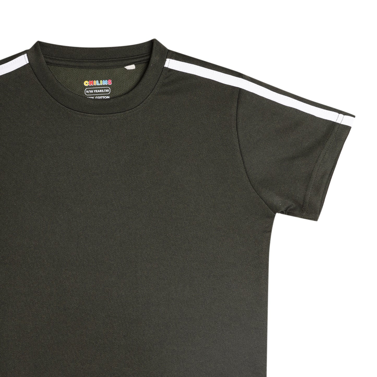 Kids Sports Wear Dryfit Active Wear Tshirt Grey