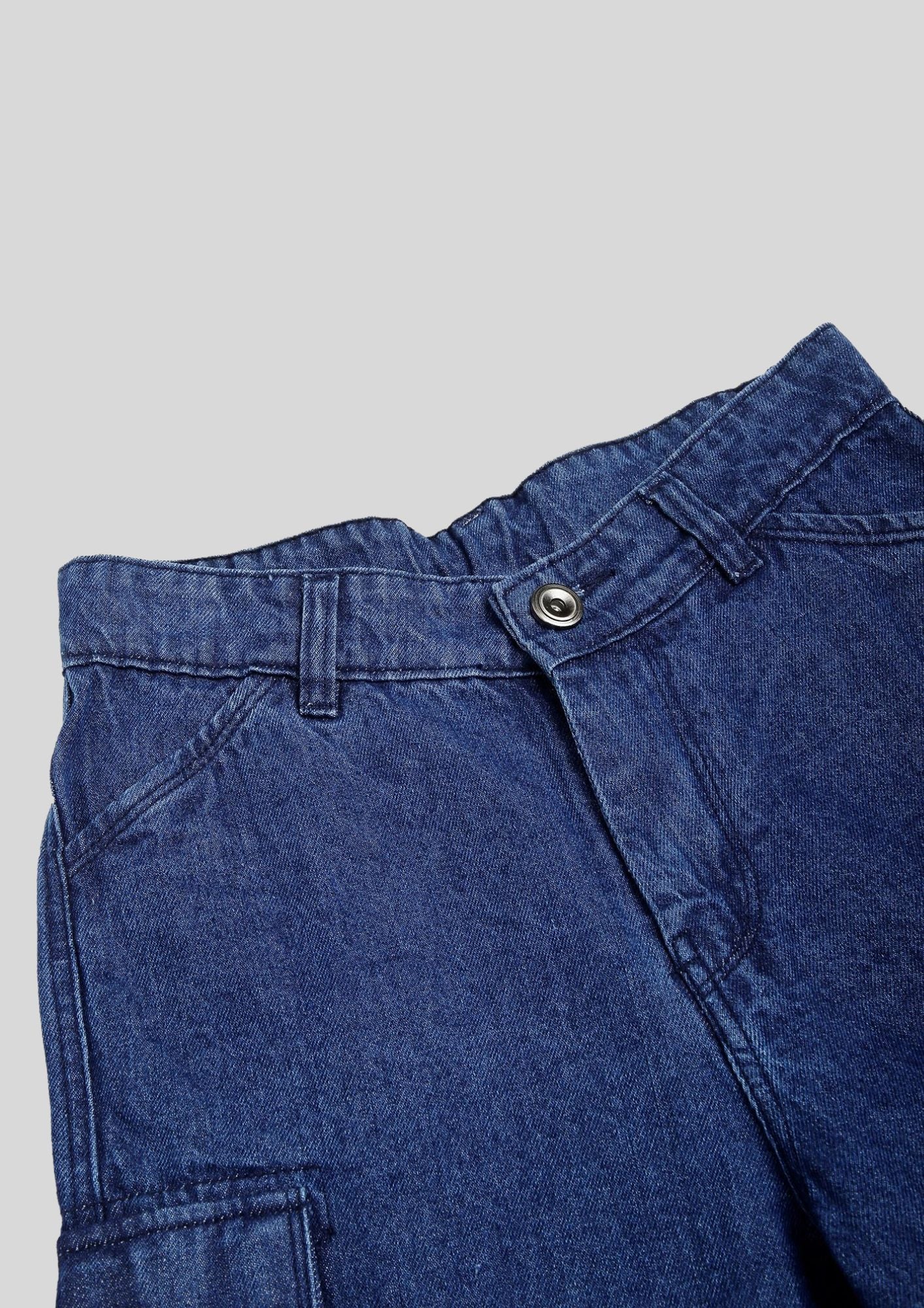 CHILINS Kids’ Blue Baggy Jeans with Logo T‑Shirt – Trendy Casual Wear for Girls