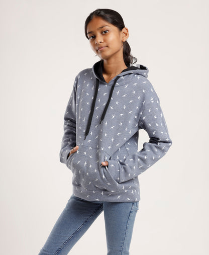 Printed Hoodie Sweatshirt for Girls Cotton Long Sleeve Winter Hoodie Graphic Trendy Fashion Wear