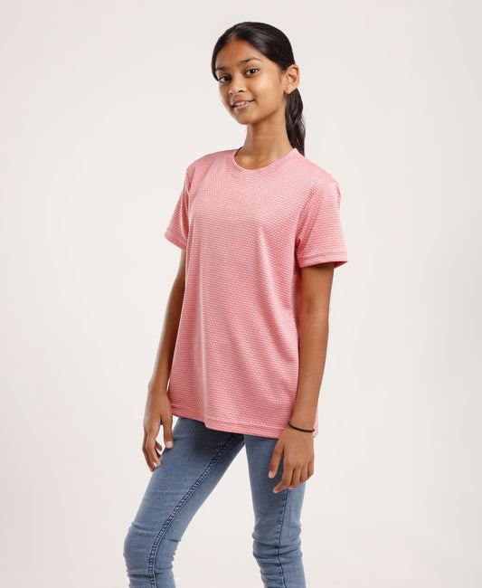 Pink Active Dry-Fit Sports T-Shirt