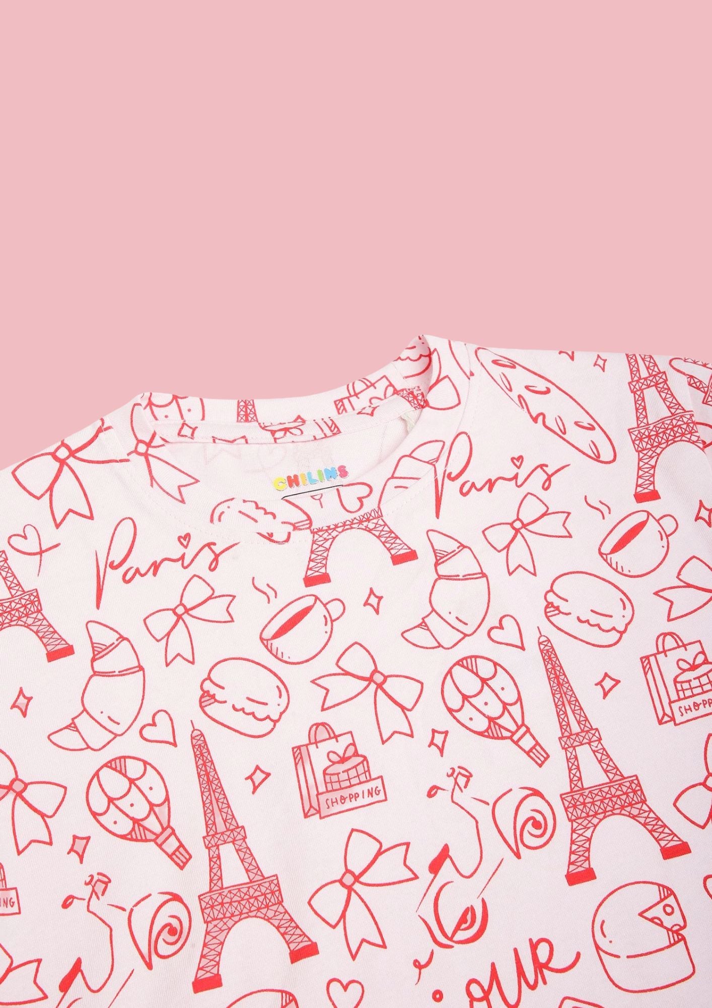 Girls’ Graphic Printed T-Shirt| Crop top | Soft Cotton Casual Tank Top