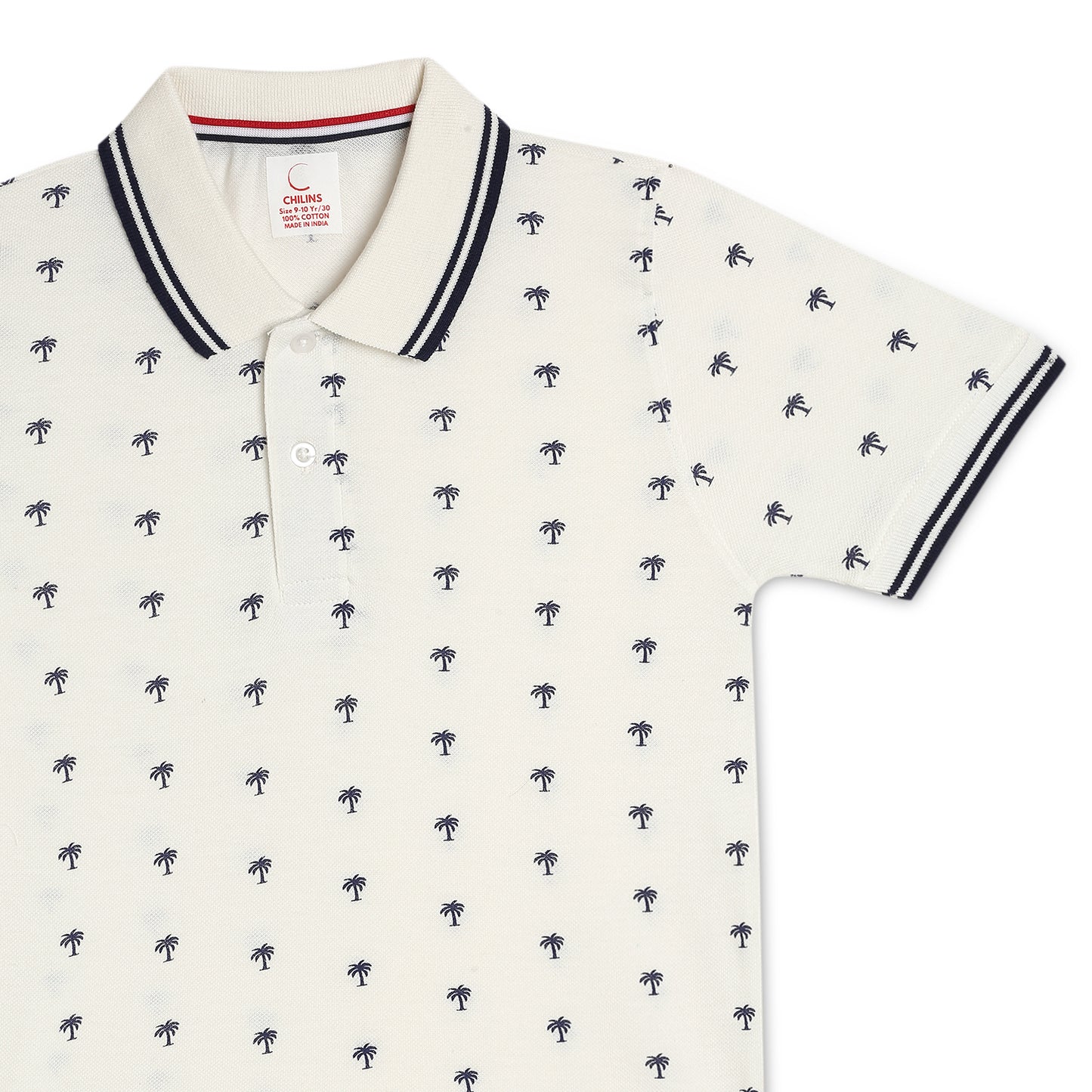 Chilins Kids Polo Tshirt, Color - White