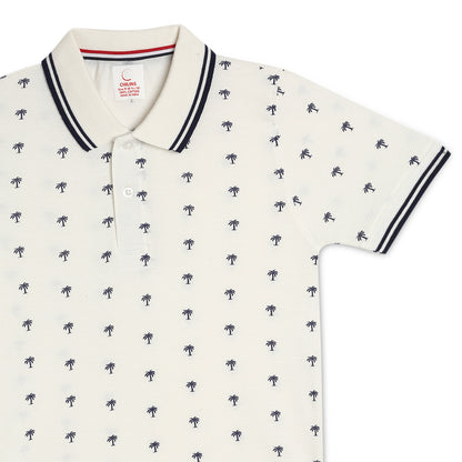 Chilins Kids Polo Tshirt, Color - White