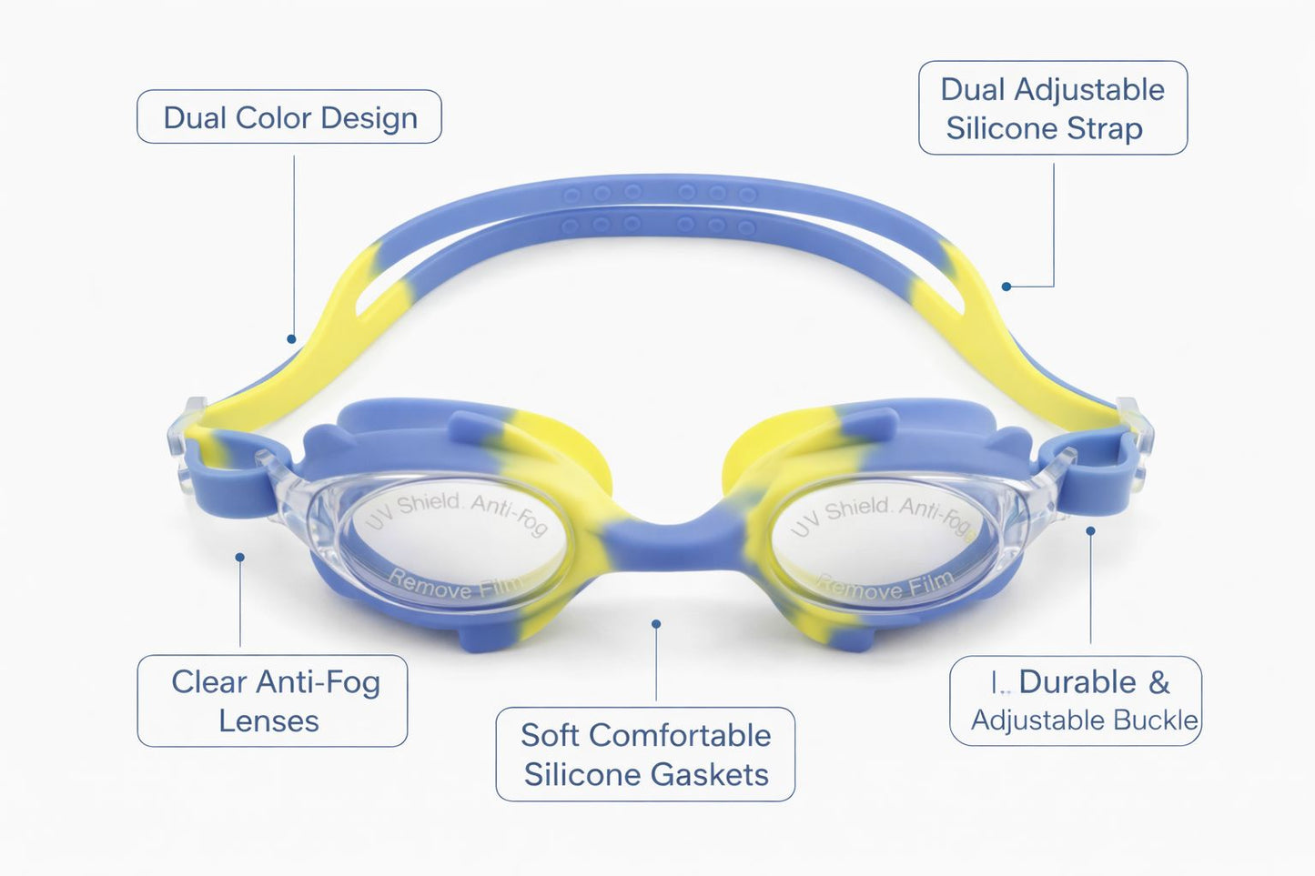 Swimming Goggles for Kids Boys Girls