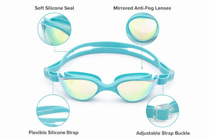 Swimming Goggles for Kids Boys Girls