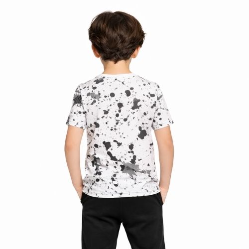 CHILINS Boys Printed Cotton T-Shirt – Casual Graphic Tee for Kids