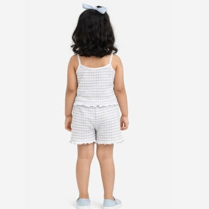 CHILINS Girls Cotton Camisole & Shorts Set – Soft Summer Comfort Wear