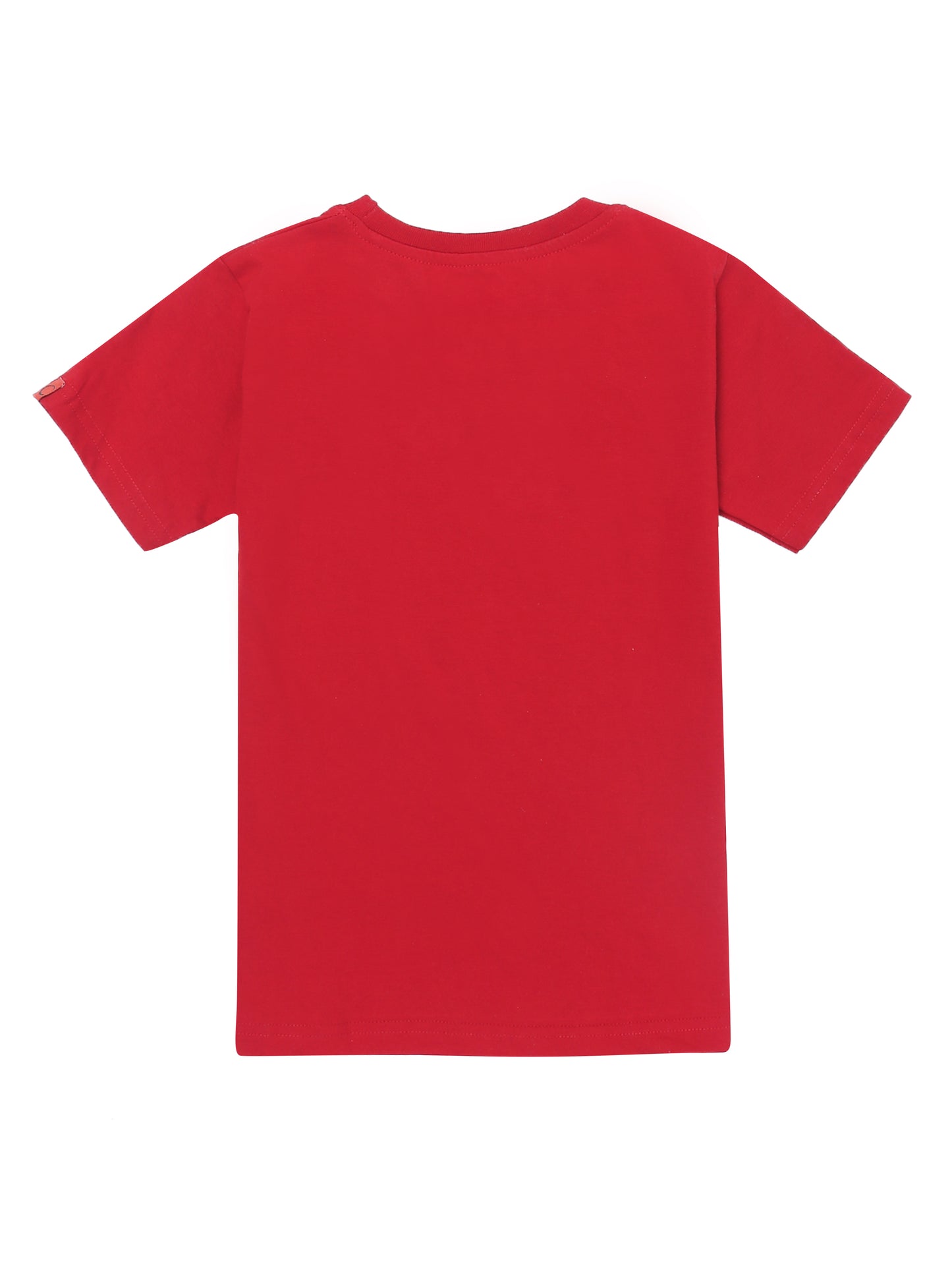 Kids Round Neck T-Shirt Half Sleeves 100% Cotton Plain Solid Color Tshirt