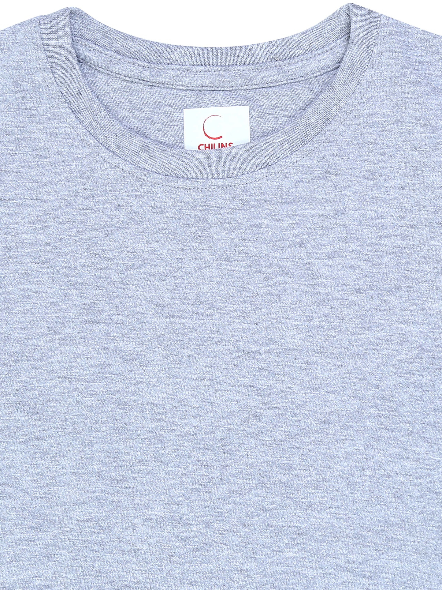 Kids Round Neck T-Shirt Half Sleeves 100% Cotton Plain Solid Color Tshirt
