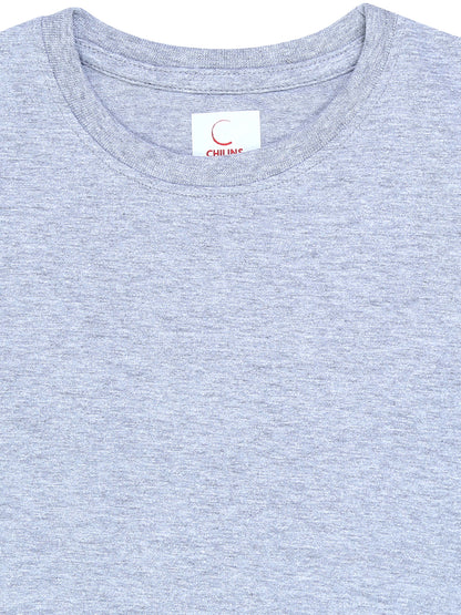 Kids Round Neck T-Shirt Half Sleeves 100% Cotton Plain Solid Color Tshirt