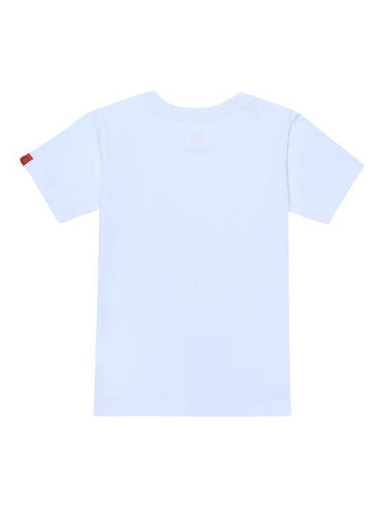 Kids Round Neck T-Shirt Half Sleeves 100% Cotton Plain Solid Color Tshirt