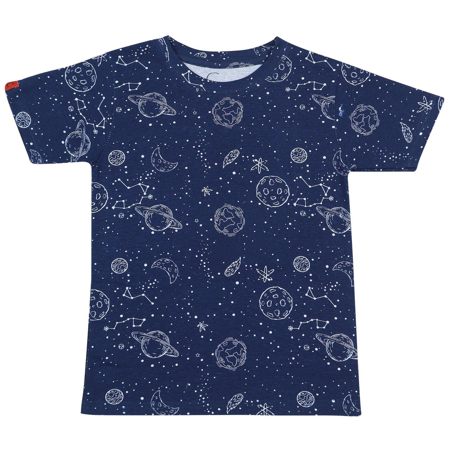 Chilins Boys Coord Set, Color- Blue