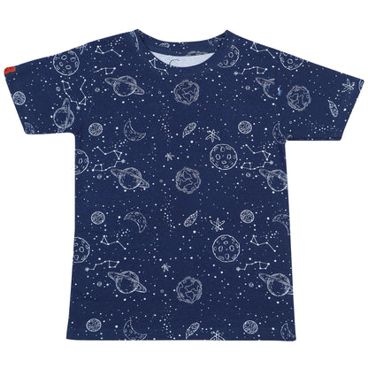 Chilins Boys Coord Set, Color- Blue