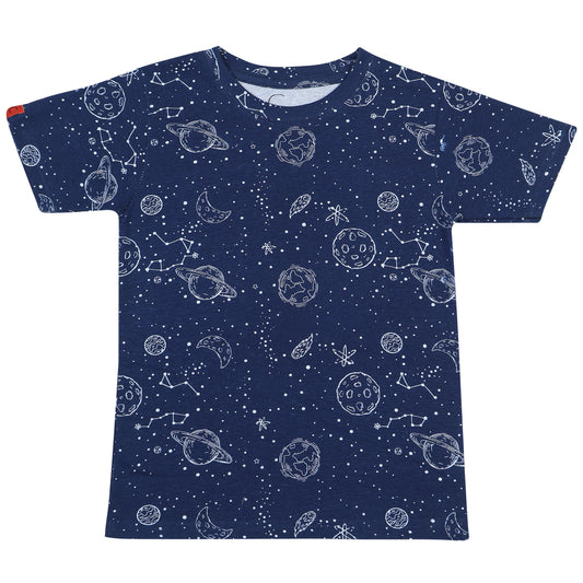Chilins Boys Coord Set, Color- Blue