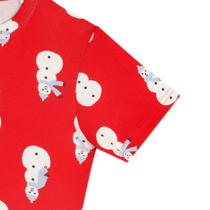 Boys Girls Christmas Special Round Neck Cotton Tshirt