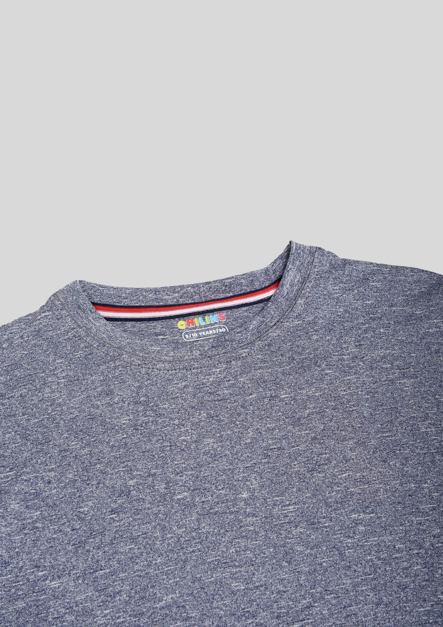 CHILINS Kids’ Dark Gray Dry‑Fit Sports T‑Shirt – Activewear for School & Outdoor Sports