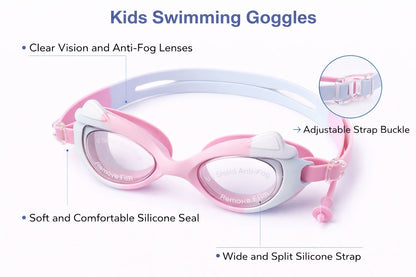 Swimming Goggles for Kids Boys Girls