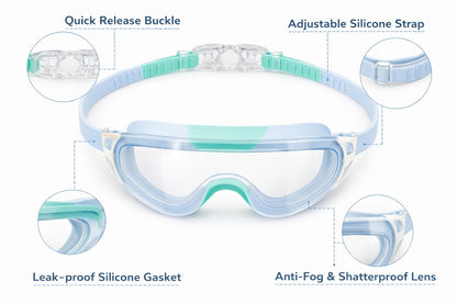 Swimming Goggles for Kids Boys Girls