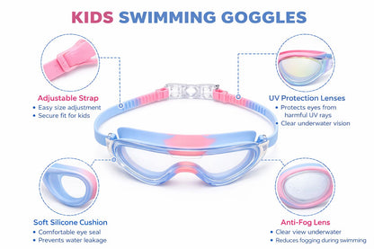Swimming Goggles for Kids Boys Girls