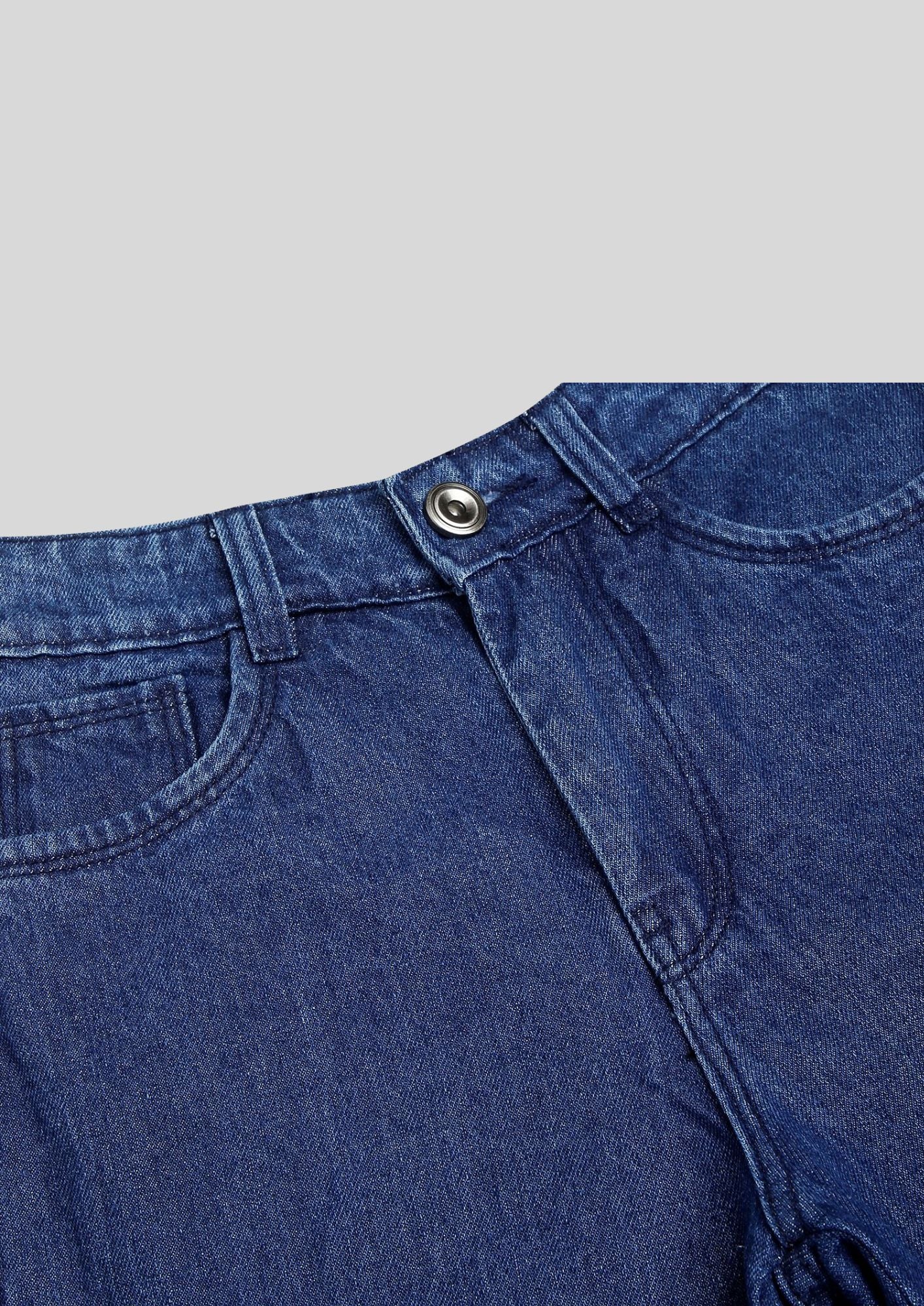 CHILINS Kids’ Blue Baggy Jeans with Logo T‑Shirt – Trendy Casual Wear for Girls