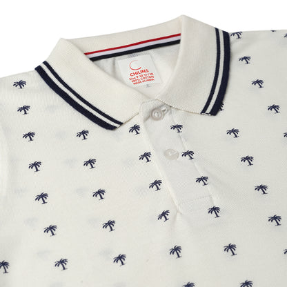 Chilins Kids Polo Tshirt, Color - White