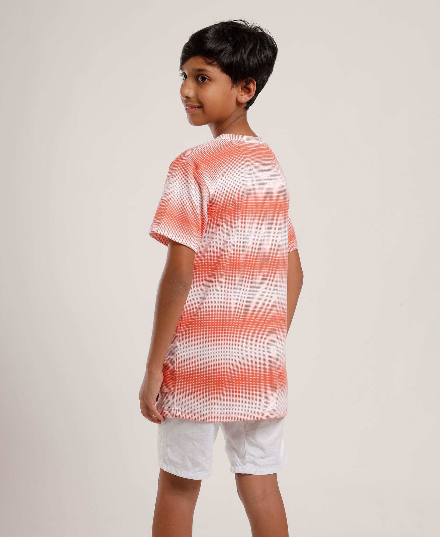 Boys' Orange Active Dry-Fit Sports T-Shirt