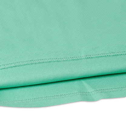 Girl's Solid Crew Neck Ribbed/Knitted Sleeveless Stretchable Slim Fit Crop Tank Top