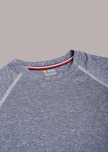 CHILINS Kids’ Dark Gray Dry‑Fit Sports T‑Shirt – Activewear for School & Outdoor Sports