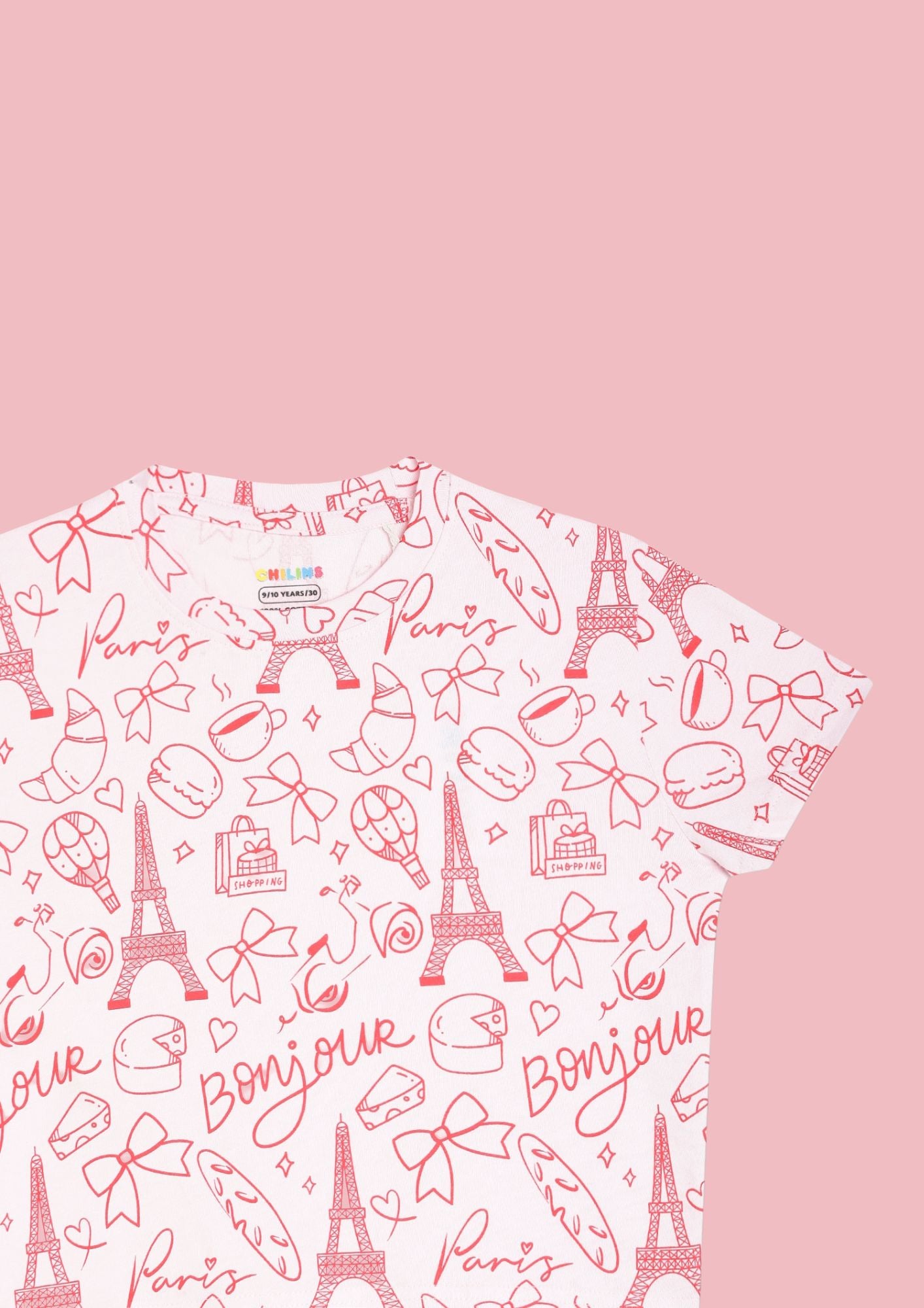 Girls’ Graphic Printed T-Shirt| Crop top | Soft Cotton Casual Tank Top