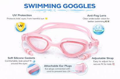 Swimming Goggles for Kids Boys Girls