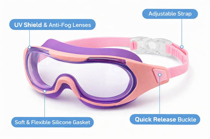 Swimming Goggles for Kids Boys Girls