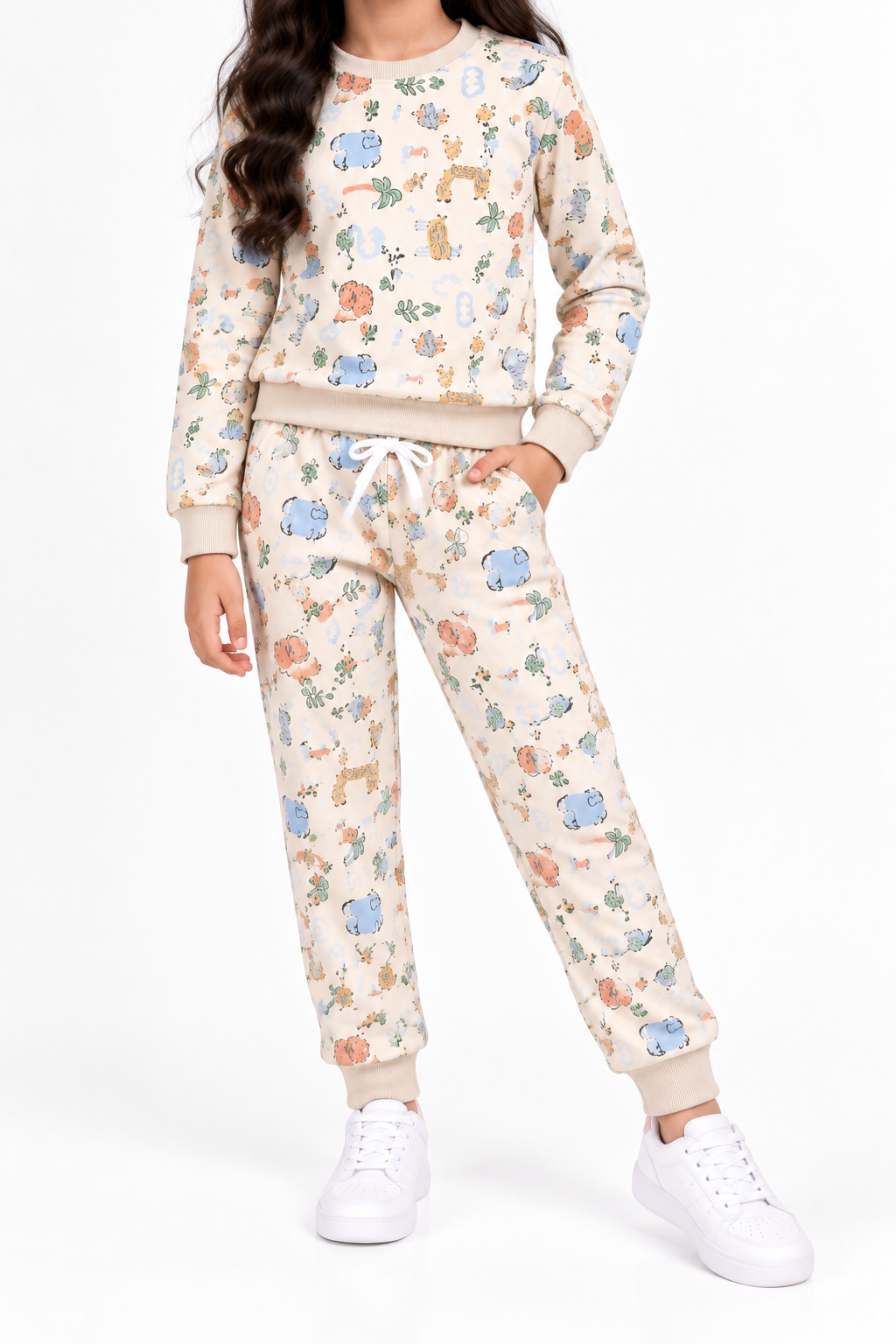 CHILINS Boys & Girls Cotton Printed Co-Ord Set