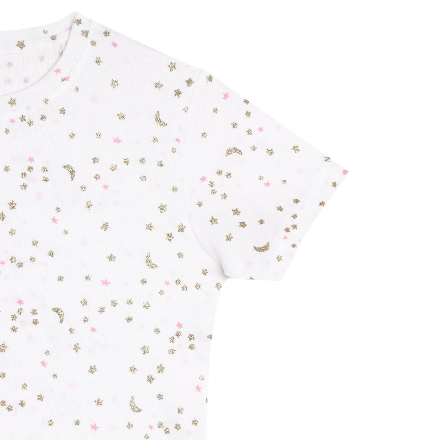 Girls Christmas Special Round Neck Cotton Tshirt