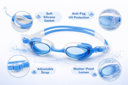 Swimming Goggles for Kids Boys Girls