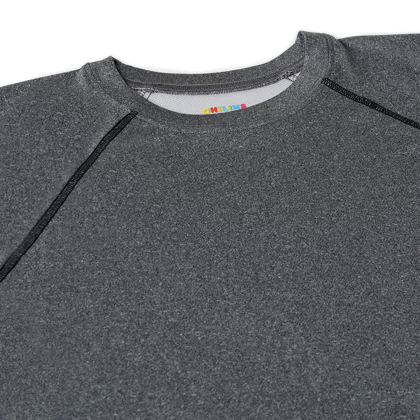 Chilins Kids Sportswear Tshirt, Color - Grey