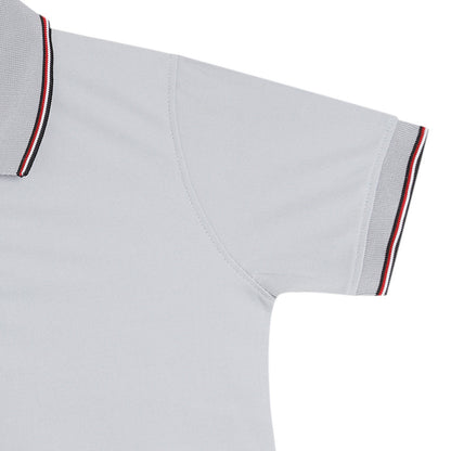 Boys Polo Solid Tshirt Polyester Grey