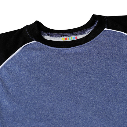 Chilins Kids Sportswear Tshirt, Color - Blue