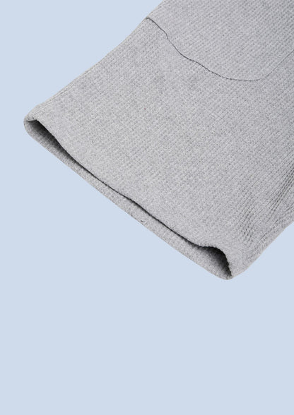 CHILINS Kids’ Light Gray Cotton Shorts – 100% Pure Cotton Casual Wear