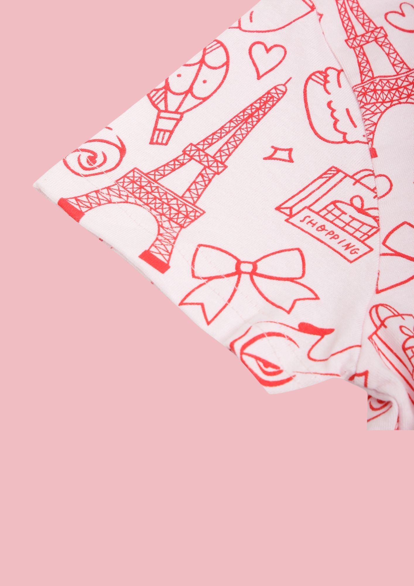 Girls’ Graphic Printed T-Shirt| Crop top | Soft Cotton Casual Tank Top