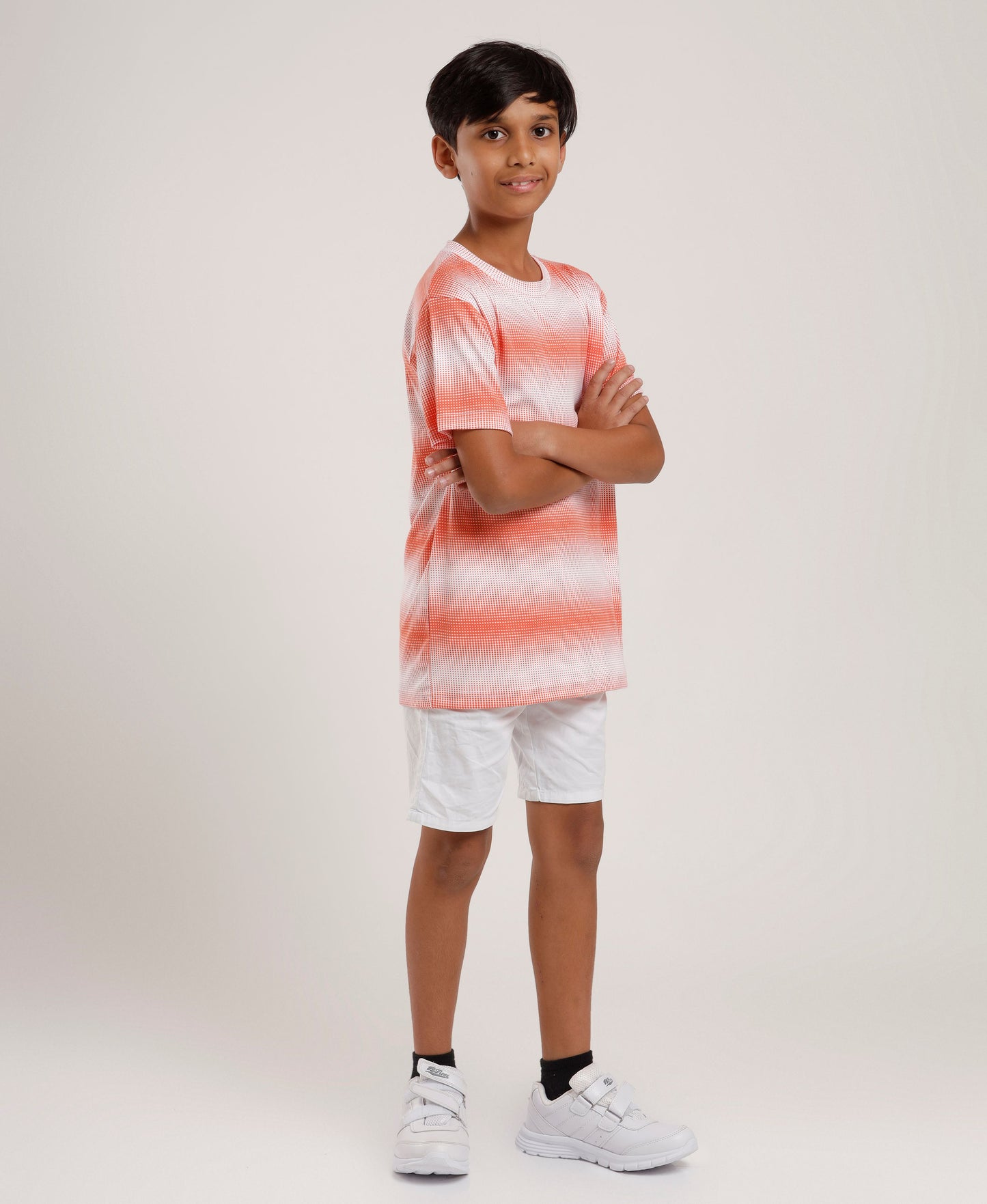 Boys' Orange Active Dry-Fit Sports T-Shirt