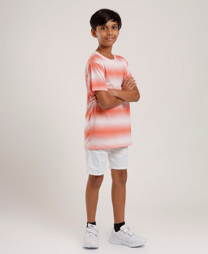 Boys' Orange Active Dry-Fit Sports T-Shirt