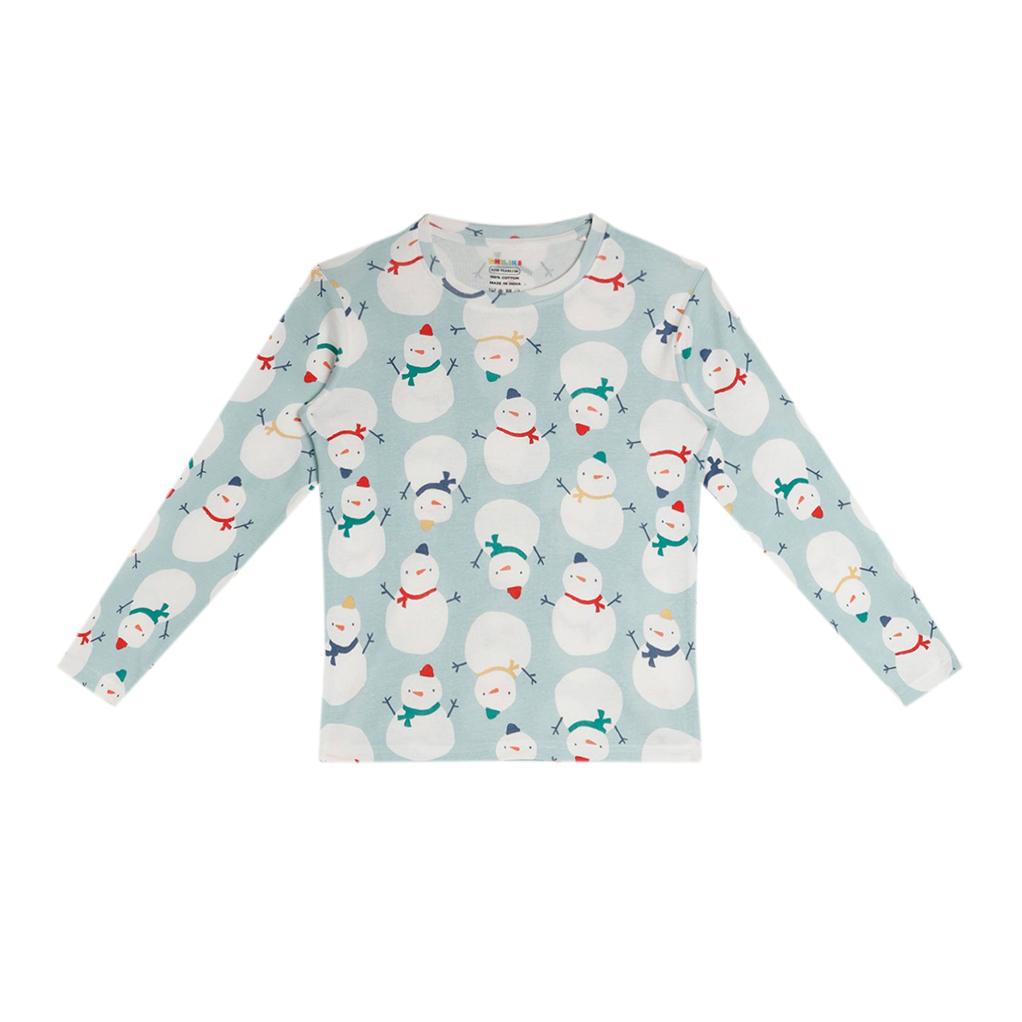 Kids Christmas Special Tshirt Pyjama Set Cotton