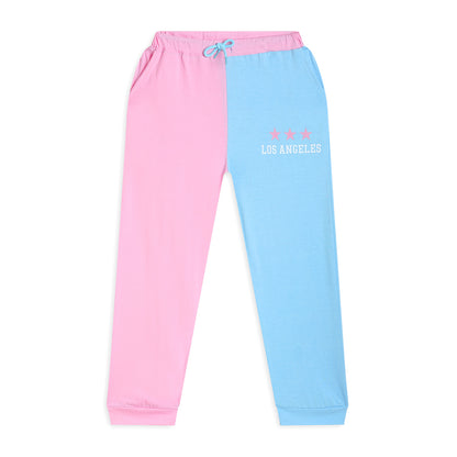 Girls Cotton Tshirt Pajama Set Knit Half Sleeves