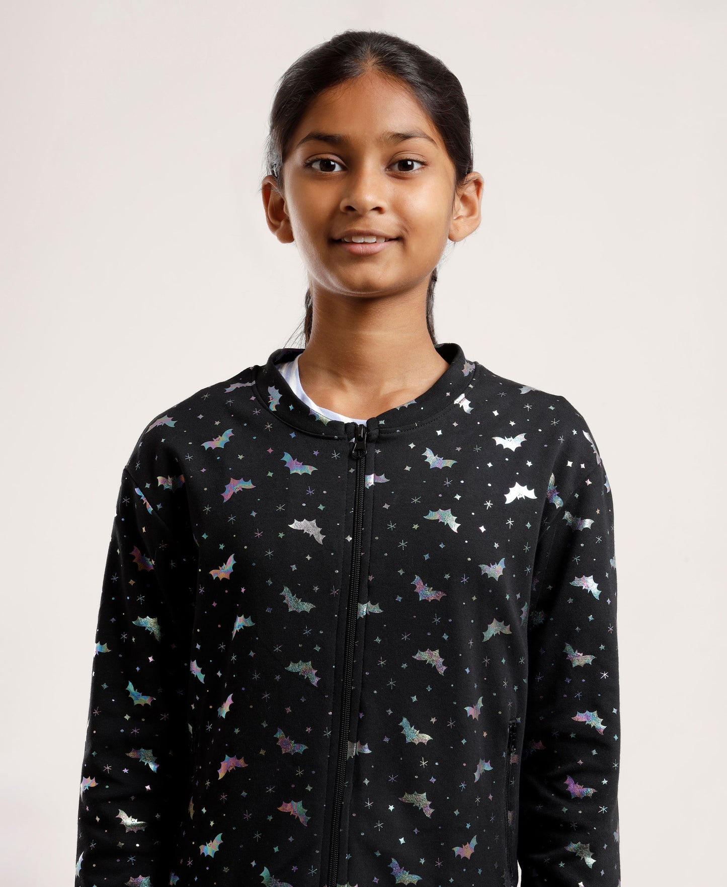 Girls Zip up Hoodie Soft Cute Sweatshirt Fuzzy Fleece Jacket with Pocket