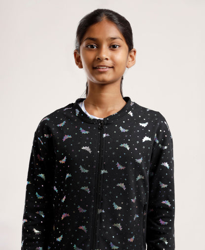 Girls Zip up Hoodie Soft Cute Sweatshirt Fuzzy Fleece Jacket with Pocket